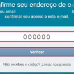 código de verificação