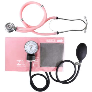 kit esfigmomanmetro estetoscopio premium rosa D NQ NP 997104 MLB26109718221 102017 F 370x370 - Técnica de aferição da pressão arterial