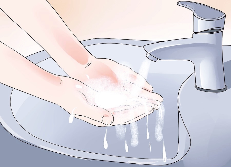 v4 900px Practice Good Hand Hygiene Step 1 - Técnica correta de higiene das mãos