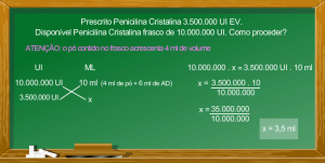 2 300x151 - Cálculo de Penicilina Cristalina na Enfermagem: Aprenda a Calcular